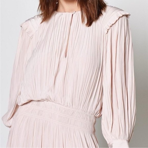 Joie - Blush Pleated Maxi Dress - Picture 1 of 6